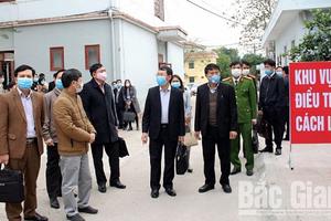 Tỉnh Bắc Giang tăng cường kiểm tra, xử lý vi phạm phòng dịch Covid-19