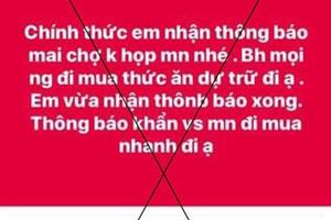 Công an Hà Nội xử phạt gần 80 trường hợp tung tin sai sự thật về dịch Covid-19