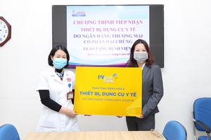 PVcomBank tài trợ vật tư y tế chống dịch Covid-19

