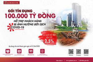 Agribank tiếp tục giảm lãi vay gói 100.000 tỷ cho khách hàng ảnh hưởng bởi COVID-19