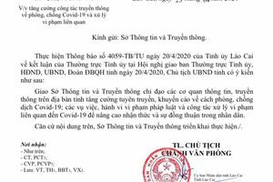 Tiếp tục tuyên truyền về dịch bệnh Covid – 19