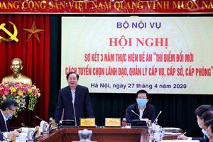 Cần cơ chế ngăn chặn các biểu hiện “chạy điểm” trong thi tuyển lãnh đạo