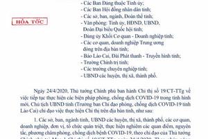 Thực hiện nghiêm việc phòng, chống dịch bệnh theo Chỉ thị 19