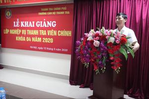 Khai giảng lớp thanh tra viên chính K4/2020