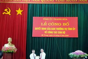 Ông Lê Thanh Hải được giới thiệu ứng cử bầu Chủ tịch UBND huyện Hà Trung