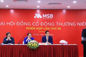 Đại hội cổ đông MSB đặt mục tiêu lợi nhuận năm 2020 đạt 1.439 tỷ 

