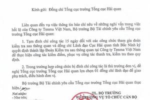 Tạm đình chỉ công tác đối với công chức thuế, hải quan tỉnh Bắc Ninh