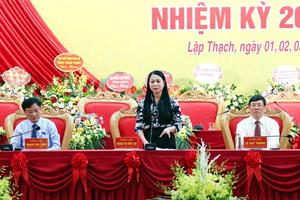 Vĩnh Phúc: Rút kinh nghiệm công tác tổ chức Đại hội điểm cấp huyện