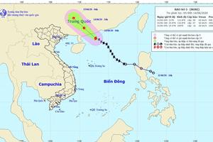 Bão số 1 đi vào đất liền Trung Quốc, suy yếu thành áp thấp nhiệt đới
