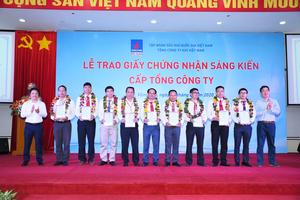 Công ty DVK, KĐN và KVT: Trao chứng nhận 22 sáng kiến năm 2019