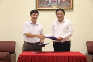 Ký kết hợp tác giữa Trường Cao đẳng Kinh doanh Công nghệ Hà Nội và Trường Cao đẳng Y – Dược Thăng Long 