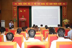 Tập huấn đánh giá công tác phòng, chống tham nhũng năm 2019