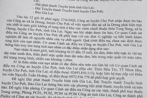 Tìm thân nhân của người đàn ông chết trong vườn chuối