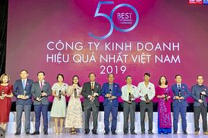 PV GAS nhận tôn vinh "50 Công ty Kinh doanh Hiệu quả nhất Việt Nam 2019"