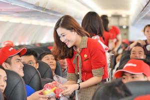 Vietjet bán vé siêu khuyến mại trên 13 đường bay nội địa tại Thái Lan