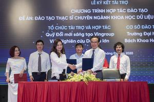 Vingroup hợp tác với 5 đại học, viện nghiên cứu đào tạo thạc sĩ khoa học dữ liệu