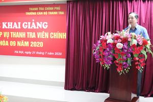 Hơn 40 học viên tham dự lớp bồi dưỡng nghiệp vụ thanh tra viên chính K9/2020