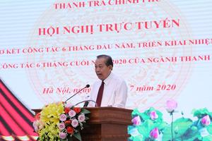 Phó Thủ tướng Trương Hòa Bình dự Hội nghị sơ kết 6 tháng ngành thanh tra
