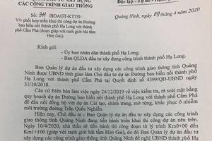 “Bí ẩn” hàng rào tôn trên đường bao biển TP Hạ Long