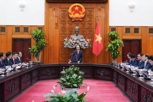 Thủ tướng tiếp Đoàn Doanh nghiệp Hàn Quốc