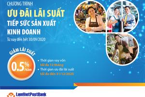 LienVietPostBank triển khai chương trình thúc đẩy sản xuất kinh doanh hàng tiêu dùng