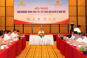 Chia sẻ kinh nghiệm trong công tác tiếp dân, xử lý đơn thư