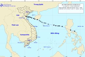 Bão số 2 suy yếu thành áp thấp nhiệt đới, nguy cơ lũ quét ở các tỉnh vùng núi trung du Bắc Bộ 