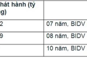 BIDV đã phát hành thành công 490 tỷ đồng trái phiếu