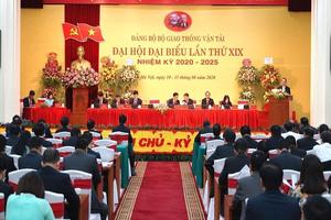 Đại hội Đại biểu Đảng bộ Bộ GTVT lần thứ XIX, nhiệm kỳ 2020 - 2025