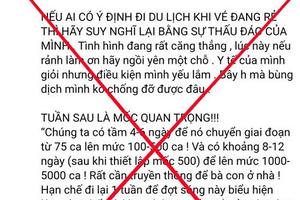 Xử phạt các trường hợp thông tin sai sự thật trên mạng xã hội