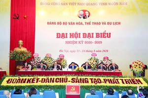 Đại hội Đại biểu Đảng bộ Bộ VHTTDL nhiệm kỳ 2020 - 2025 