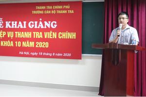 Khai giảng lớp thanh tra viên chính K10
