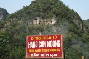 Bảo tồn di tích khảo cổ hang Con Moong 