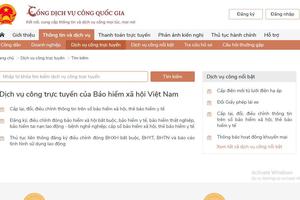 BHXH Việt Nam mở rộng cung cấp dịch vụ công trực tuyến để người dân hài lòng