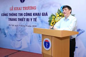 Bộ Y tế yêu cầu công khai giá trang thiết bị y tế làm lành mạnh hóa thị trường