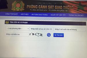 Chủ phương tiện có thể tự kiểm tra để biết có bị phạt nguội hay không?