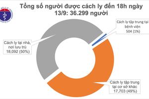 Ngày 13/9: Thêm 3 ca mắc COVID-19 mới trở về từ Nga