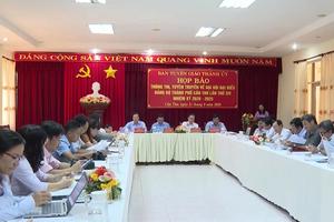 Cần Thơ thông tin về công tác tổ chức Đại hội Đại biểu Đảng bộ TP