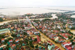 Chìm trong biển lũ