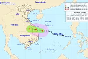 Bão số 6 hướng vào các tỉnh từ Quảng Nam đến Bình Định, Miền Trung tiếp tục mưa rất to