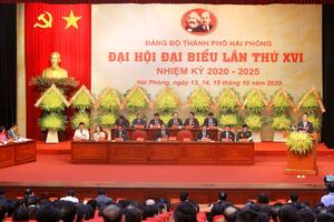 Đại hội Đại biểu Đảng bộ thành phố Hải Phòng lần thứ XVI nhiệm kỳ 2020 - 2025
