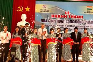 Khánh thành nhà sinh hoạt cộng đồng Chăm