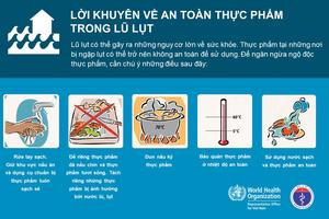 Bộ Y tế khuyến cáo người dân phòng, chống dịch bệnh mùa mưa bão