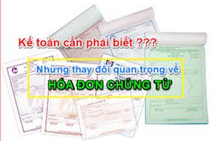 Hành vi bị cấm trong lĩnh vực hóa đơn, chứng từ