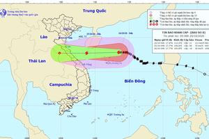 Bão số 8 giật cấp 13, đang cách quần đảo Hoàng Sa 160km