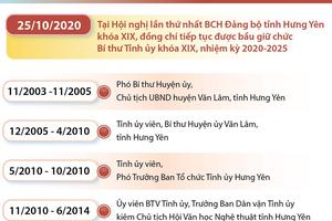 Ông Đỗ Tiến Sỹ tái đắc cử Bí thư Tỉnh ủy Hưng Yên