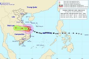 Bão số 9 suy yếu thành áp thấp, lũ đặc biệt lớn trên sông ở Trung Bộ