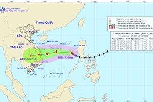 Bão số 10 có khả năng tăng cấp trở lại