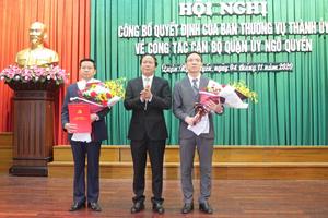 Công bố các quyết định lãnh đạo chủ chốt trên địa bàn thành phố