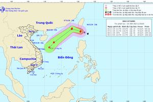 Biển Đông chuẩn bị đón liên tiếp 3 cơn bão